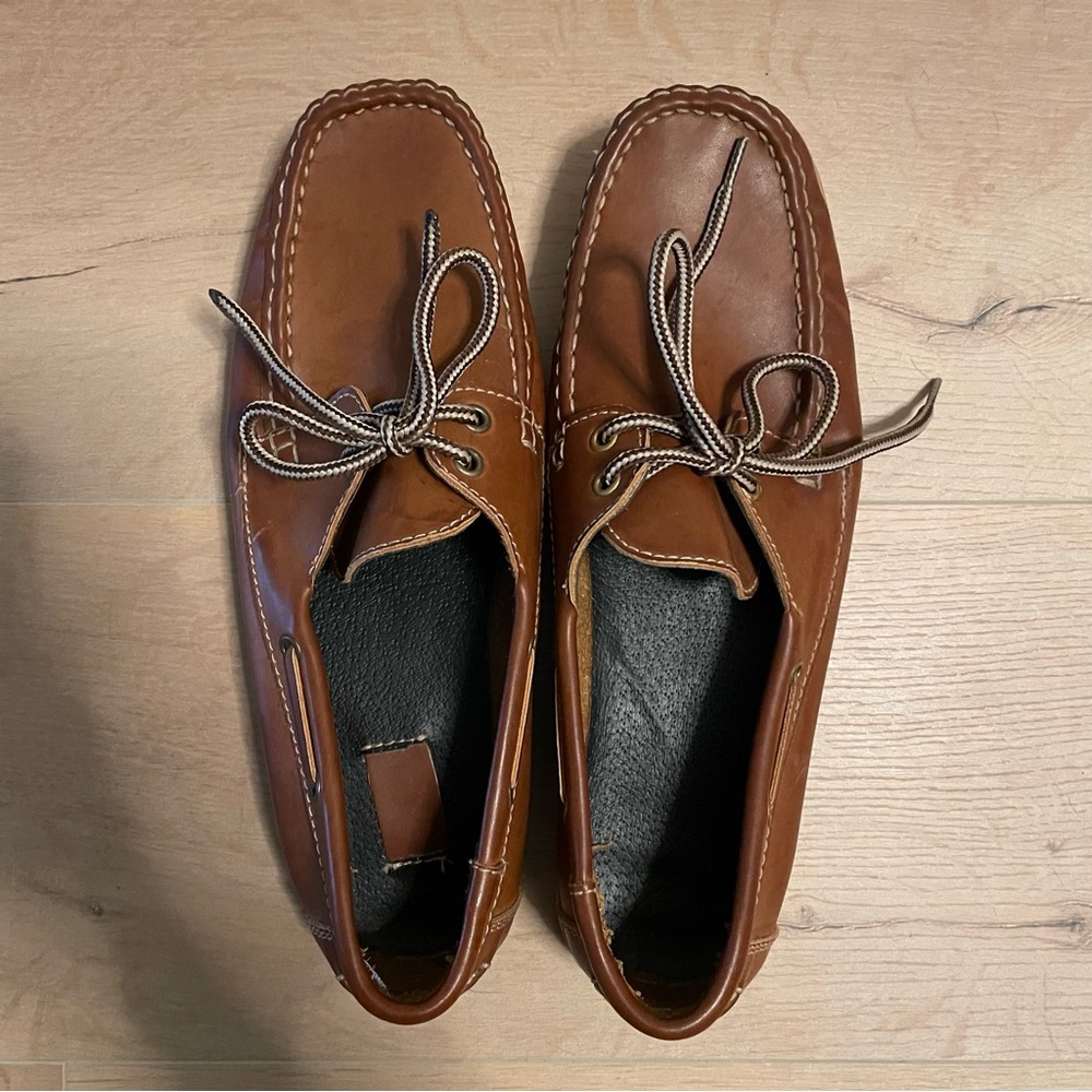 Brown Leather Loafers - Picture 2 of 6